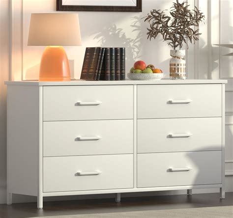 Amazon Ikeno Drawer White Dresser Industrial Wood Dresser For