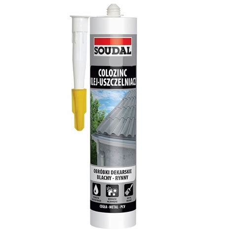 Soudal Klej Do Blach Colozinc Ml Czarnoszary Cena