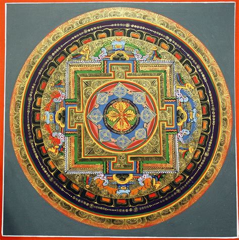 Tibetan Mandala Thangka Paintings Tibetan Mandala Thangka Painting