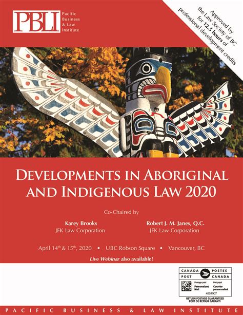 Developments In Aboriginal And Indigenous Law Jfk Law