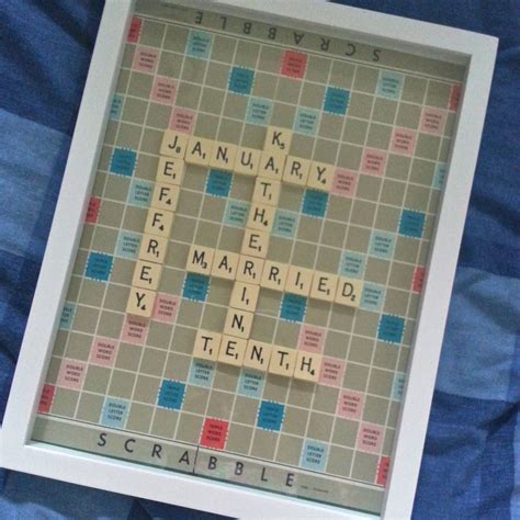 DIY: Personalised Scrabble Board Wall Art | Call me Katie