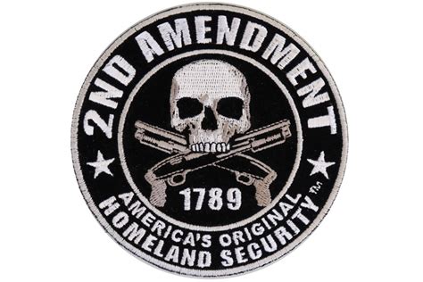 2nd Amendment 1789 Americas Original Homeland Security Skull And Guns