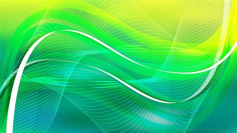 Abstract Green And Yellow Wave Lines Background Design Template Ai Eps