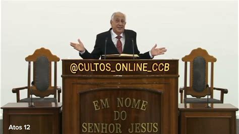 Santo Culto A Deus VÍdeo Sex 10112023 09hs Atos Cap 12 Youtube