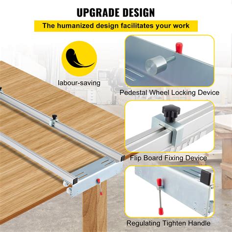 Vevor Cm Adjustable Router Sled For Flattening Slabs With