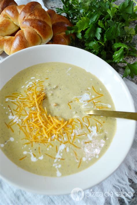 Crema de brócoli y queso Pizca de Sabor