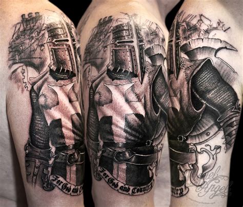 Tatuagens De Cavaleiro Knight Tattoos Body Art Tattoos Sleeve