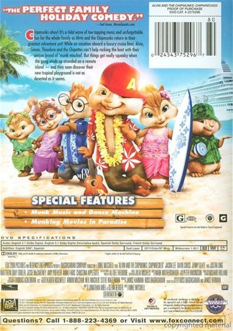 Alvin And The Chipmunks: Chipwrecked (DVD 2011) | DVD Empire