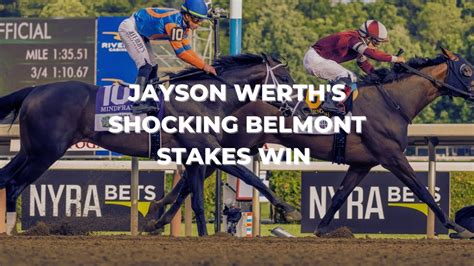 Jason Werth From Mlb Champion To Belmont Stakes Winner Youtube