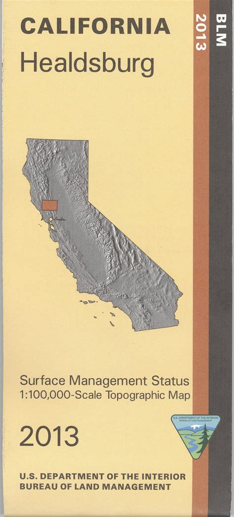 Map: Healdsburg CA - CA190S – Public Lands Interpretive Association