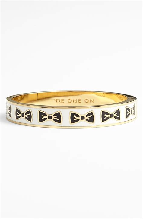 Kate Spade New York Idiom Tie One On Slim Hinged Bangle Nordstrom