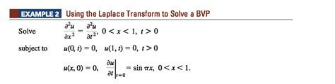 Solving A BVP With The Wave Equation By Using The Laplace Transform