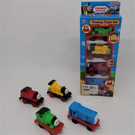 ชุดของเล่น Thomas And Friends 4 ชิ้นสําหรับเด็ก Shopee Thailand