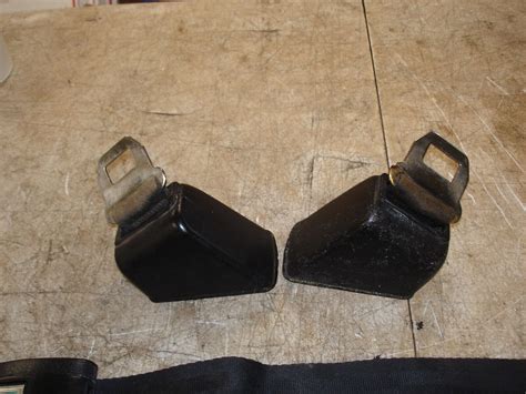 Chevelle Ss Malibu Gto Gs Front Black Seat Belts Retractors