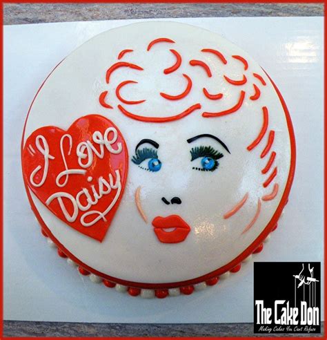 The I Love Lucy Birthday Cake For Daisy By The Cake Don I Love Lucy Artist Cake Cake