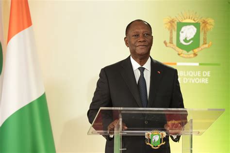 MESSAGE A LA NATION DE S E M ALASSANE OUATTARA A LOCCASION DE LA