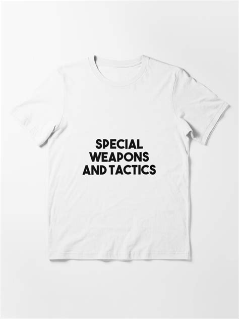 Special Weapons And Tactics T Shirt By Retrofuchs Redbubble