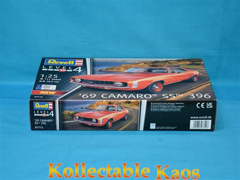 1 25 Revell 69 Camaro SS 396 Level 4 Model Kit 07712 Kollectable