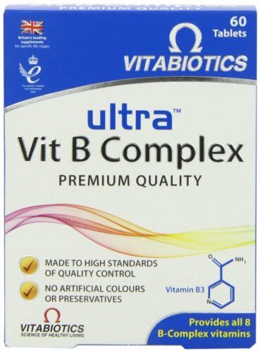 Vitabiotics Ultra Vitamin B Complex Optimum Strengh 60 Tablets