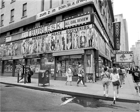 Times Sq. Burlesk Posters 1987 - Matt Weber New York Photography Store