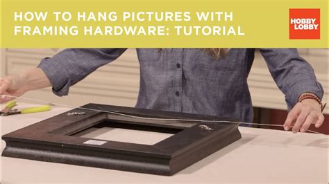 How To Hang Pictures With Framing Hardware Tutorial Hobby Lobby