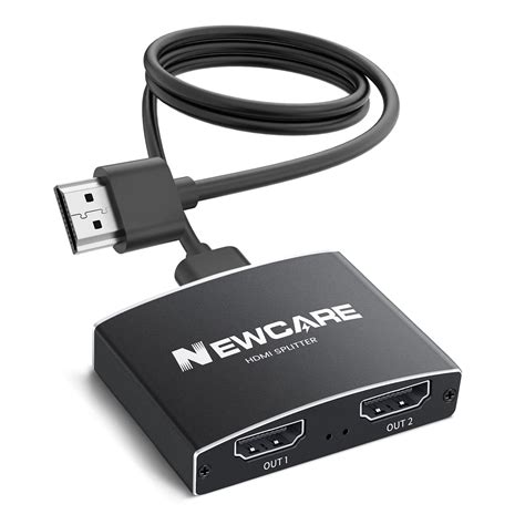 Snapklik.com : NEWCARE HDMI Splitter 1 In 2 Out, 4K30Hz HDMI Splitter ...