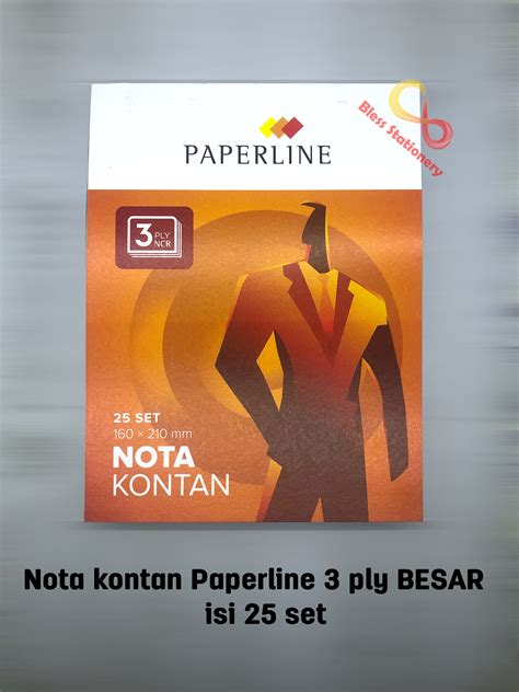 Buku Nota Paperline Ply Besar Buku Nota Kontan Rangkap Buku Nota