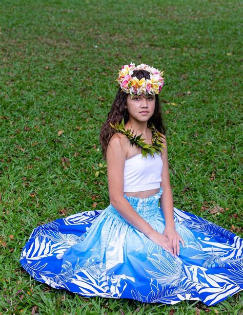 Made In Hawaii Art Pau Skirt Hula Skirt Hula Dance Performance Skirt