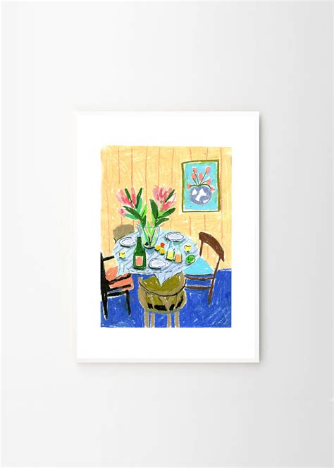 Laura Page, Pastel Table art print - THE POSTER CLUB