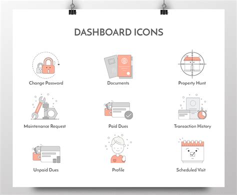 Dashboard Icons on Behance