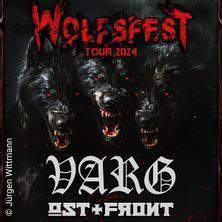 Varg Guest Ost Front Asenblut Wolfsfest Tour 2024 Stuttgart Am