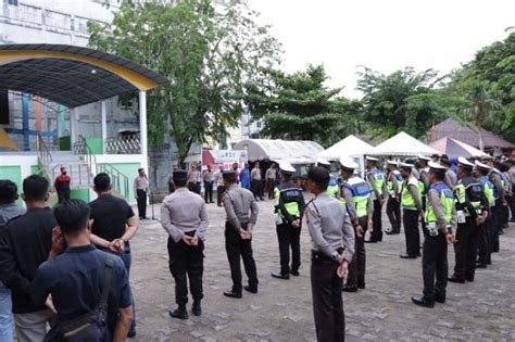 Goriau Polres Meranti Siagakan Ratusan Personel Untuk Pengamanan