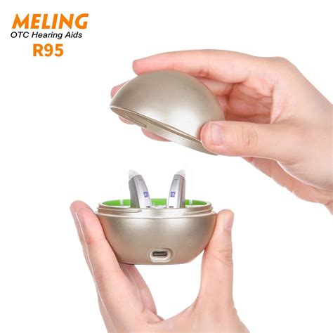 R Meling Hearing Amplifier Rechargeable Bluetooth Digital Hearing Aid