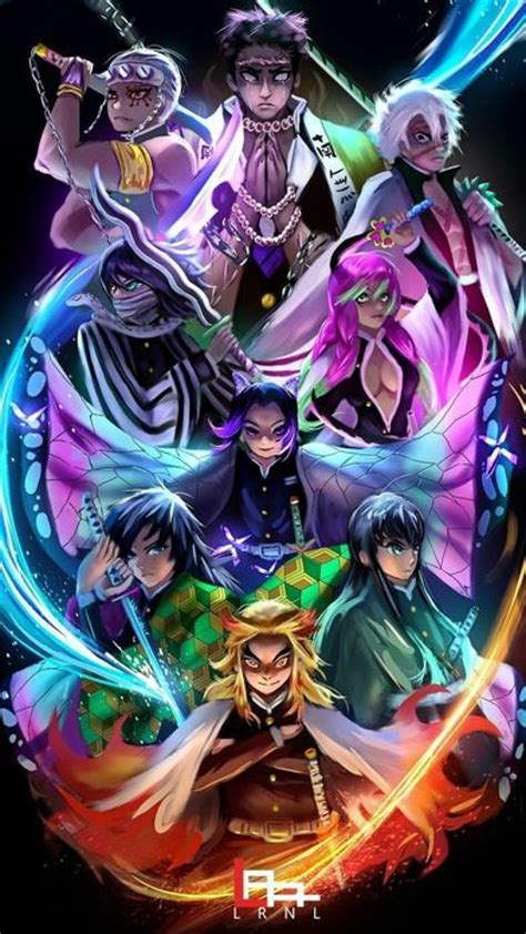 Best Kimetsu No Yaiba Purple Demon Slayer Hd Phone Wallpaper Pxfuel