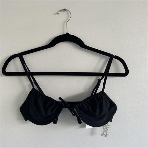 Glassons Black Bikini Top Never Worn Only Tried On Depop