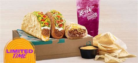 Taco Bell 限時豪華套餐 Deluxe Cravings Box 只要 7 99 含 Crispy Melt Taco 酥脆奶酪玉米餅