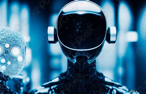 Robots - the future of Artificial Intelligence AI - stock photo 5808124 | Crushpixel