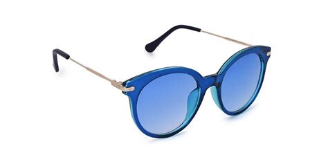 Alf Blue Tinted Round Sunglasses S20c1431 ₹1150