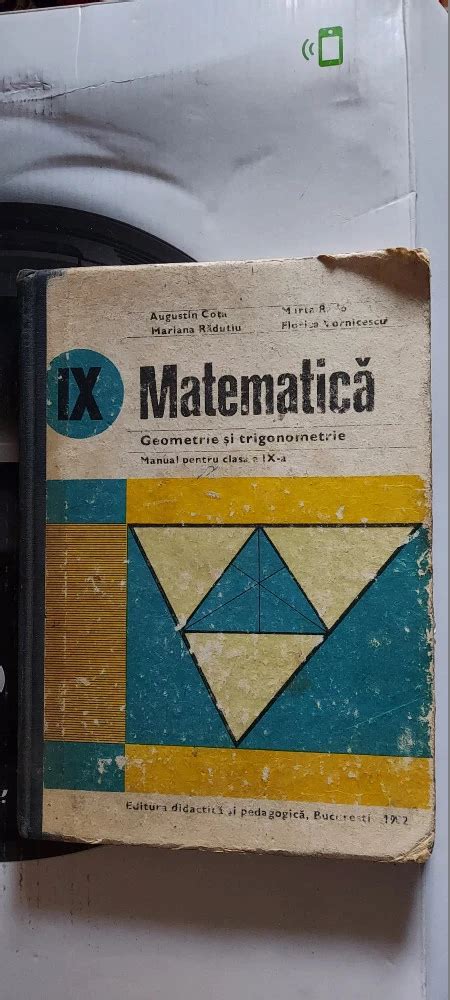 MATEMATICA GEOMETRIE SI TRIGONOMETRIE CLASA A IX A COTA RADUTIU