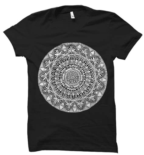 Buy Wethechic Mandala Art Black T Shirt At Amazon In