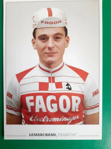 Cyclisme Carte Cycliste Francois Lemarchand équipe Fagor Signée Eur 3