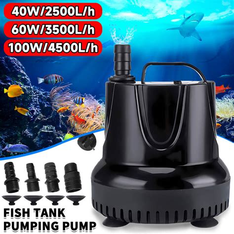 L H Submersible Water Pump Fish Tank Aquarium Feature Pond Fountain