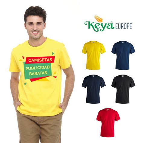 Camisetas Publicidad Baratas Color Keya Mc Laduda