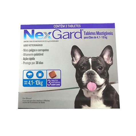 Nexgard Para C Es De A Kg Comprimidos Merial Loja Central