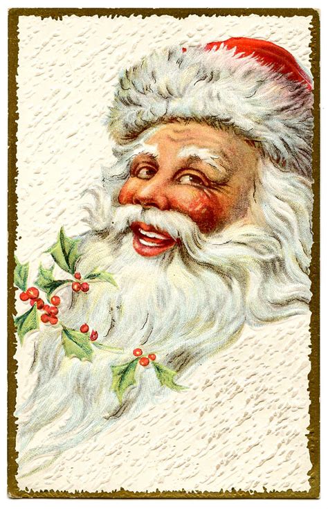 Vintage Santa Printables