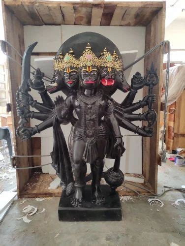 Black Marble Panchmukhi Hanuman Ji Moorti At Rs 51000 Marble Hanuman