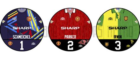 Manchester United 1993 1994 Fútbol Chapas Retro