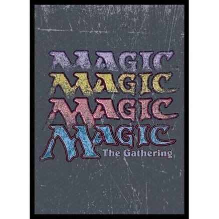 Magic Mtg Players Card Sleeves Retro Core Logo Logo Mtgs