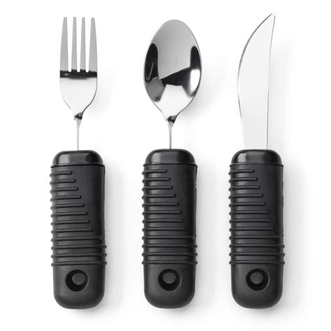 Amazon Mars Wellness Weighted Utensils Set 3 Piece Heavy Duty