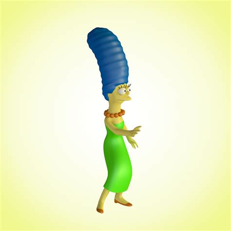 Marge Simpson Aparejo Modelo 3d 99 C4d Free3d